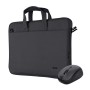 Kit Geanta de laptop Trust Bologna pentru laptop-uri cu diagonala de pana la 16", mouse Trust wireless, negru TRUST - 10
